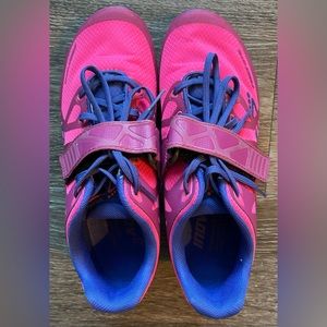 New Inov-8 Weight Lifting Powerlifting Fastlift 335 Shoes, 7 Women’s Pink